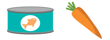 Canned Fish and Vegetables
